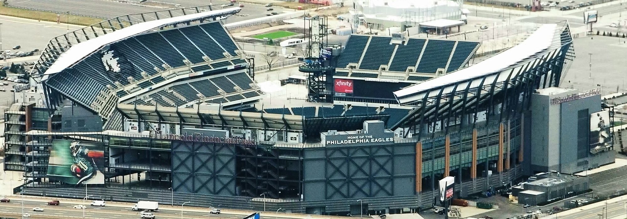 Aerial view of Lincoln Financial Field, home of the Philadelphia Eagles